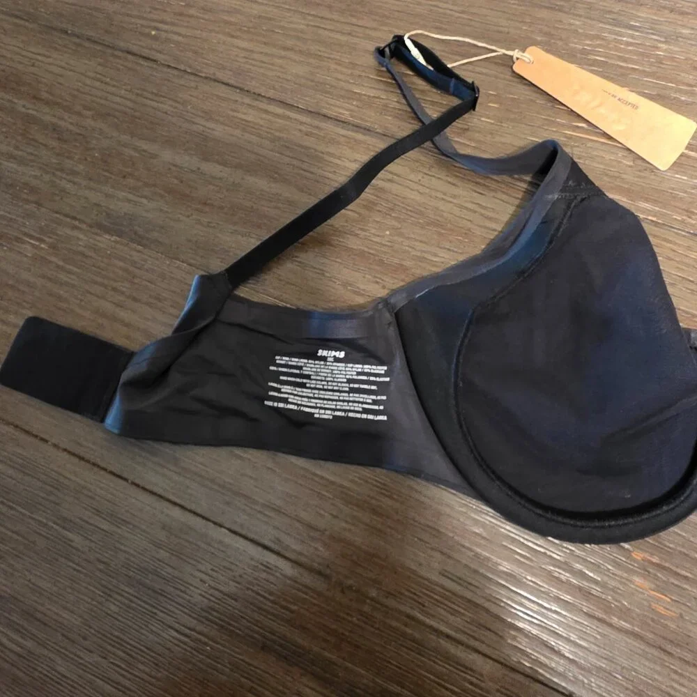 Skims Smoothing Intimates UNLINED MINIMIZER BRA NWT Black 36C - Picture 12 of 13